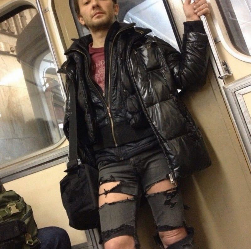 Модники из российского метрополитена