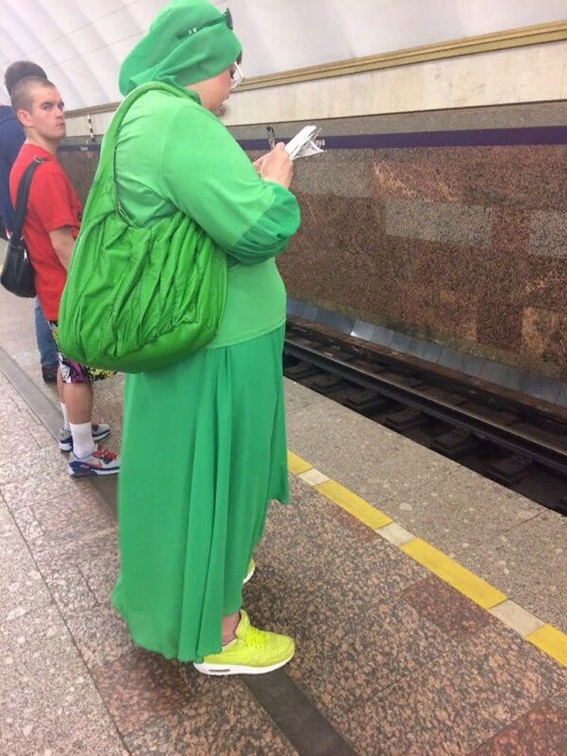 Модники из российского метрополитена