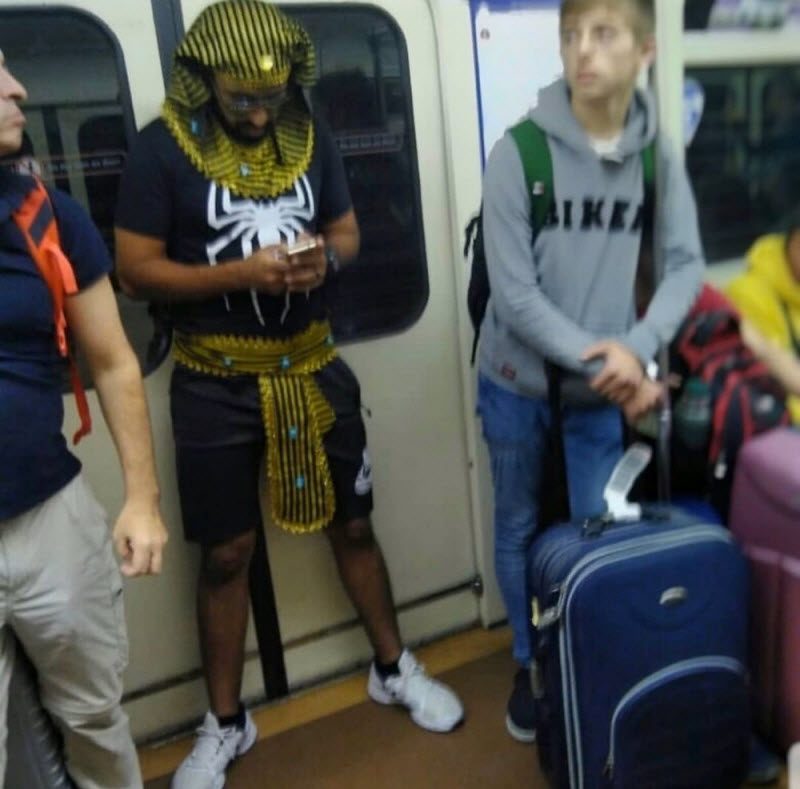 Модники из российского метрополитена