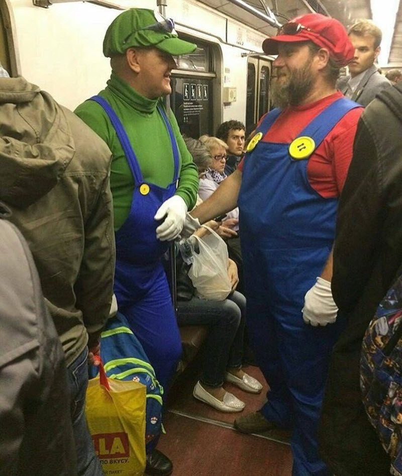 Модники из российского метрополитена
