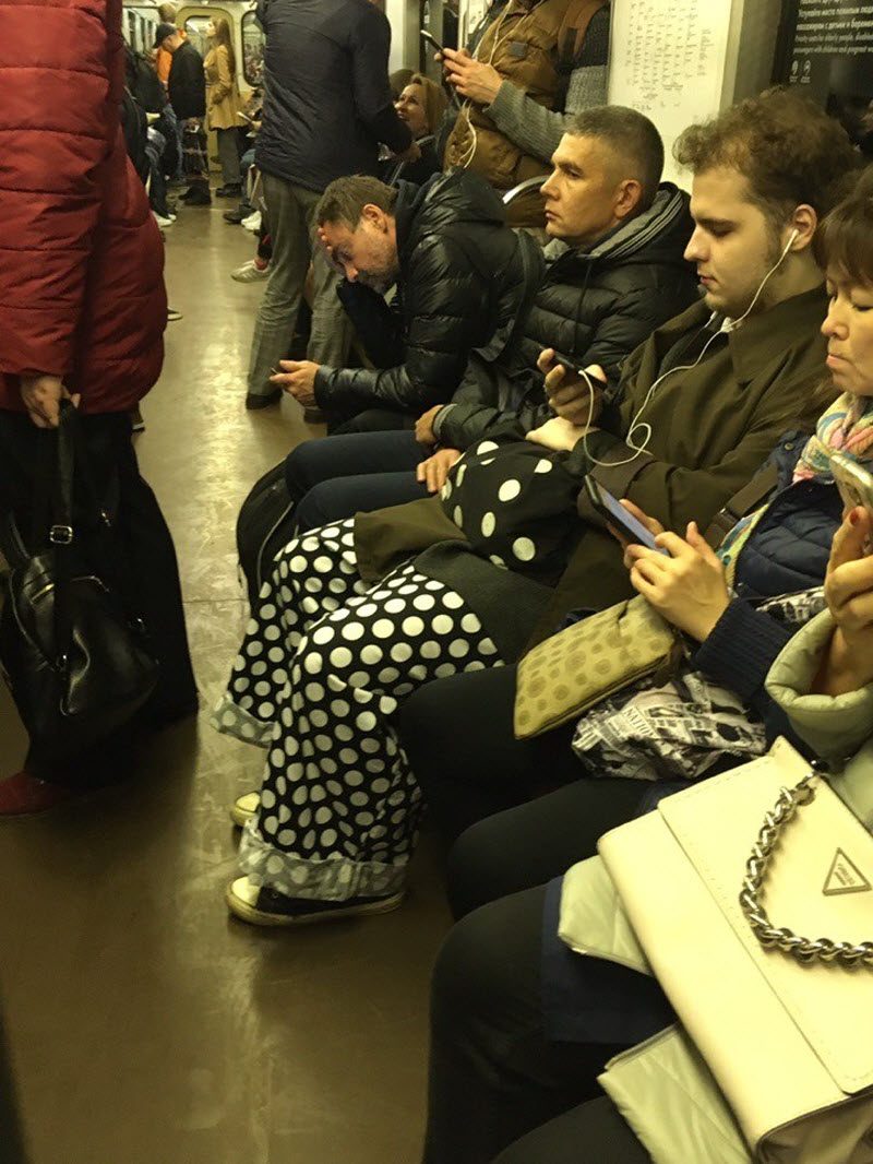 Модники из российского метрополитена