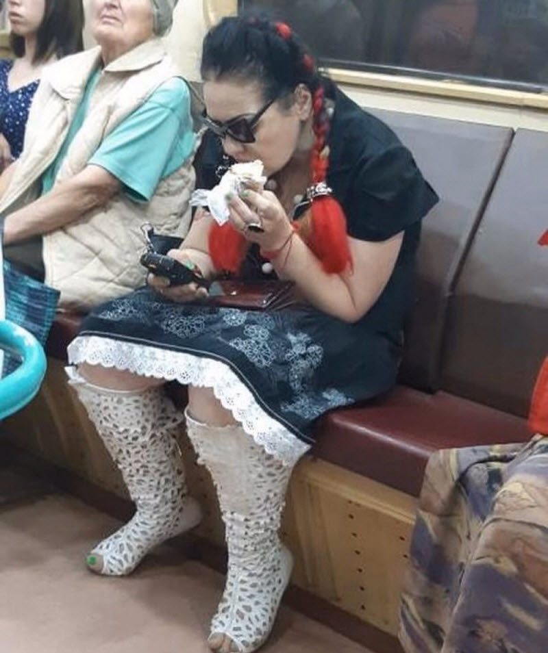 Модники из российского метрополитена