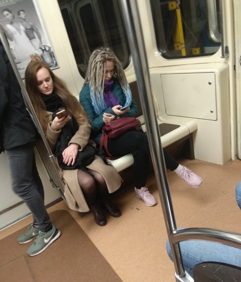 Модники из российского метрополитена