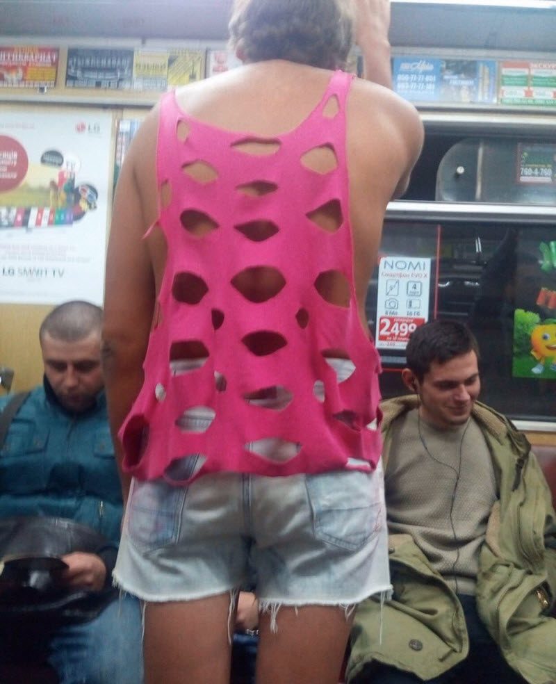 Модники из российского метрополитена