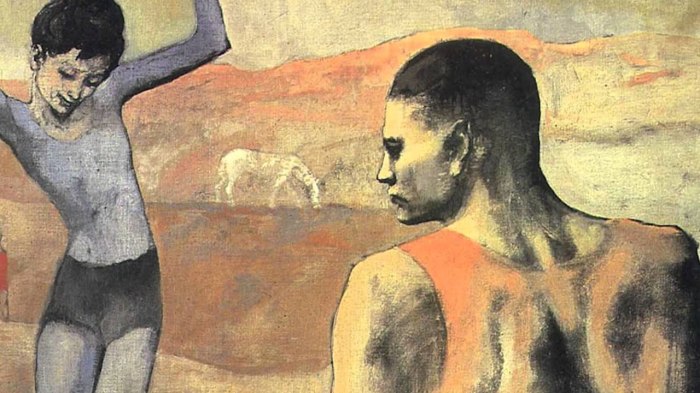 История картины Пикассо «Девочка на шаре» История картины Пикассо «Девочка на шаре»