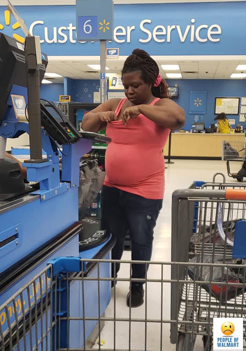 Экстравагантные покупатели Walmart