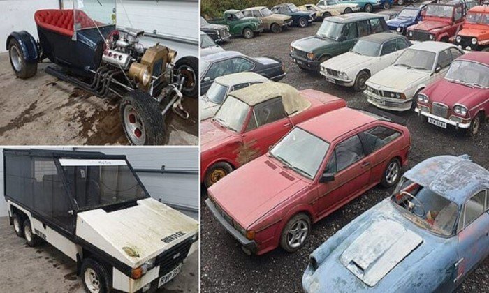 В Англии нашли заброшенную коллекцию ретро-авто В Англии нашли заброшенную коллекцию ретро-авто