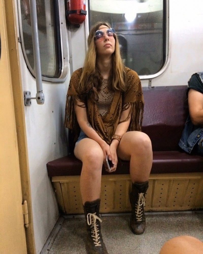 Модники из российского метрополитена