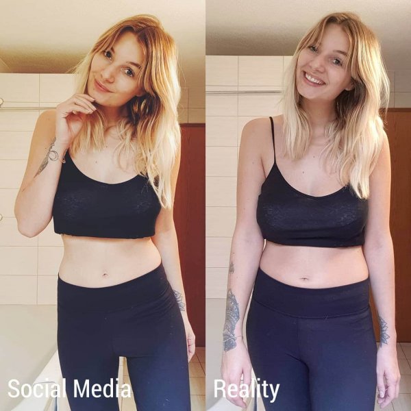 Девушка из Швейцарии показала на своем примере всю неправдоподобность Instagram