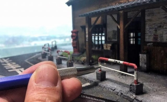 Художник из Тайваня создает миниатюрные миры Художник из Тайваня создает миниатюрные миры
