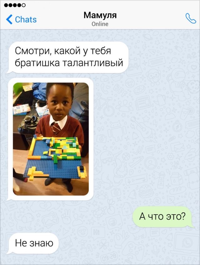 Забавные переписки с родителями