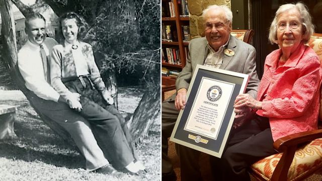 Старейшая супружеская пара в мире отпраздновала 80-летие своего брака Старейшая супружеская пара в мире отпраздновала 80-летие своего брака