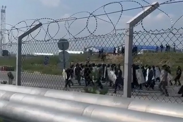 Рабочие в Амурской области разгромили офис дочки «Газпрома»