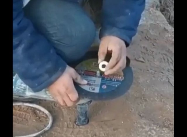 Когда первый раз взял в руки болгарку