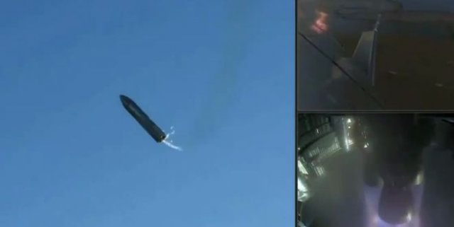 Эпичный взрыв прототипа ракеты SpaceX Starship при посадке
