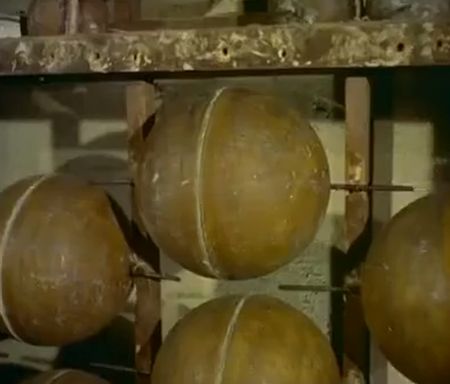 1950 год, самое современное производство глобусов