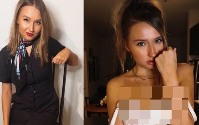 Стюардессы в рабочей форме и без нее