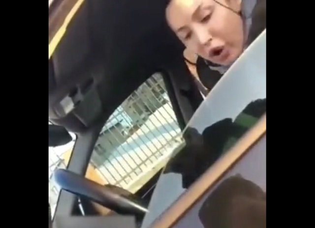 Невероятно буйная автоледи не хочет получать штраф