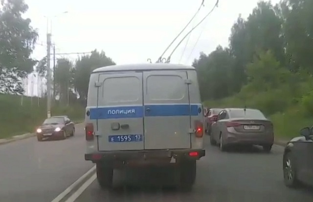 В Саранске сняли самую элегантную попытку побега от полиции