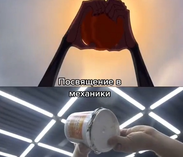 Посвящение в механики в стиле "Короля льва"