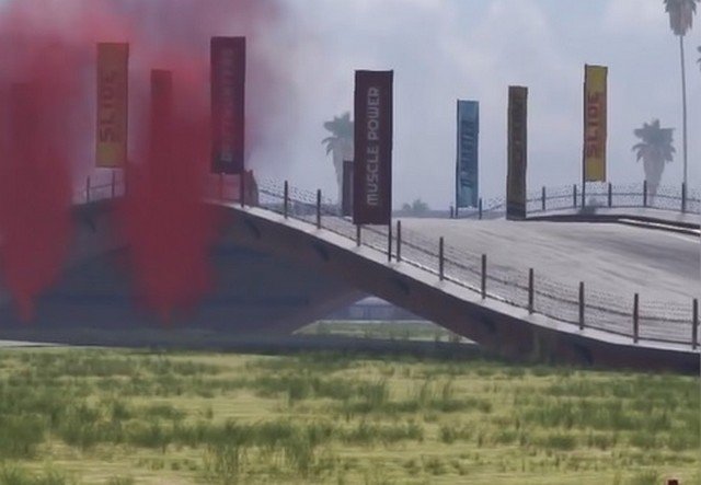 Эффектно вписался в поворот