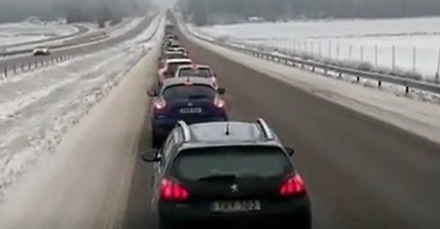 Как ведут себя в пробке водители в Европе