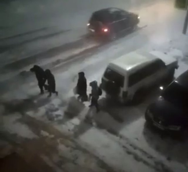 "Небольшой" ветерок в Петропавловске-Камчатском