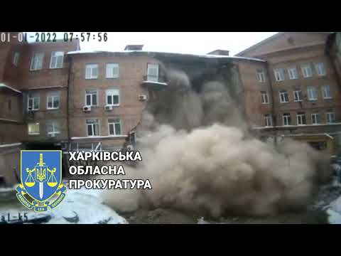 В Харькове обрушилось здание