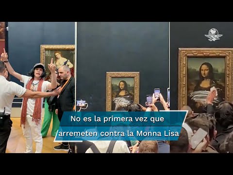 Совершено покушение на картину Мона Лиза