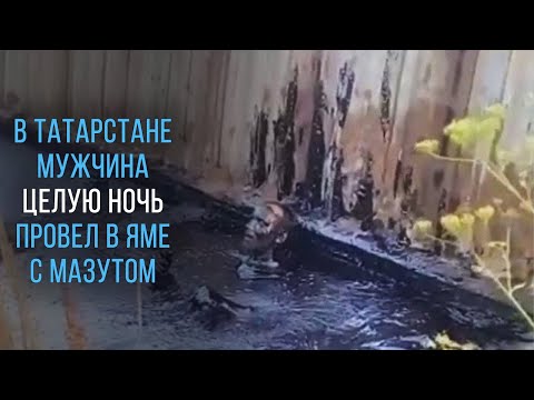 Ночь в яме с битумом