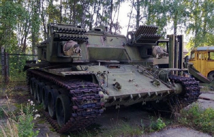 Огнемет, как машина для разминирования