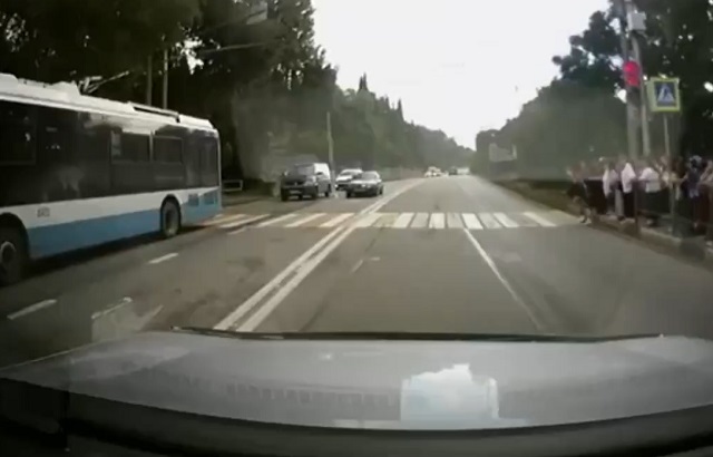 Аварийная ситуация на переходе, которая чуть не кончилась трагедией