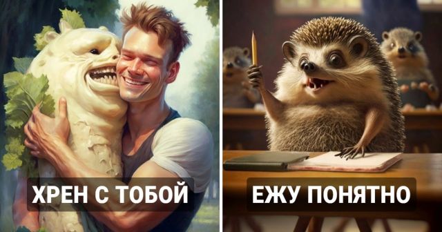 Нейросеть визуализировала известные крылатые фразы