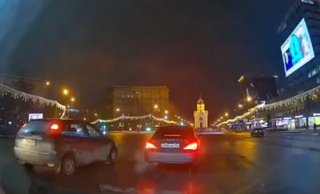Фейл дорожного "учителя"
