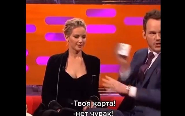 Крис Пратт и его оригинальные фокусы с картами