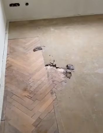 Восстановление очень старого паркета