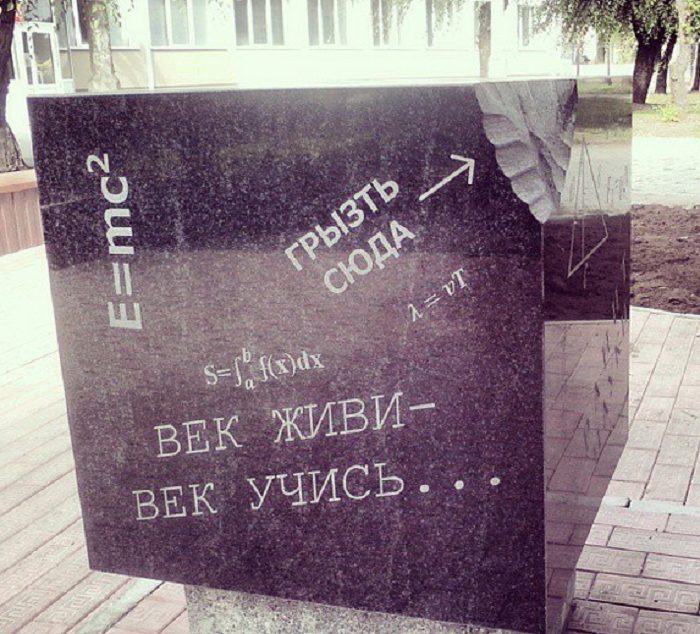 Почему вдруг «грызть гранит науки»