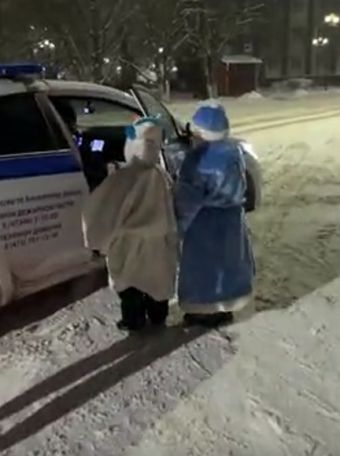 Гаишник был пойман врасплох