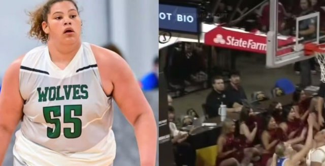 «Её практически не остановить»: 115-килограммовая студентка Ауди Крукс покоряет NCAA