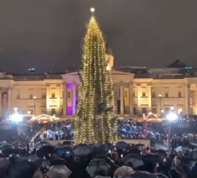 Как прошли новогодние открытия ёлок в Лондоне и Ереване