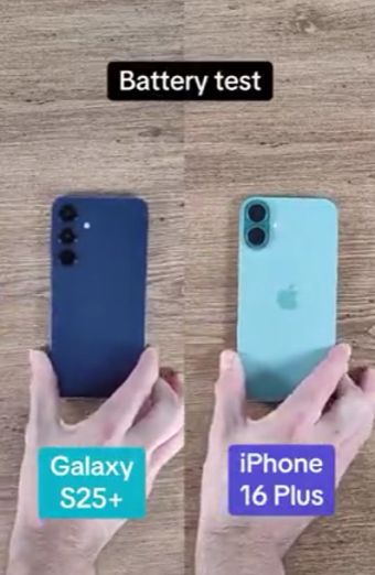 Тест батареи Samsung Galaxy S25+ и iPhone 16 Plus