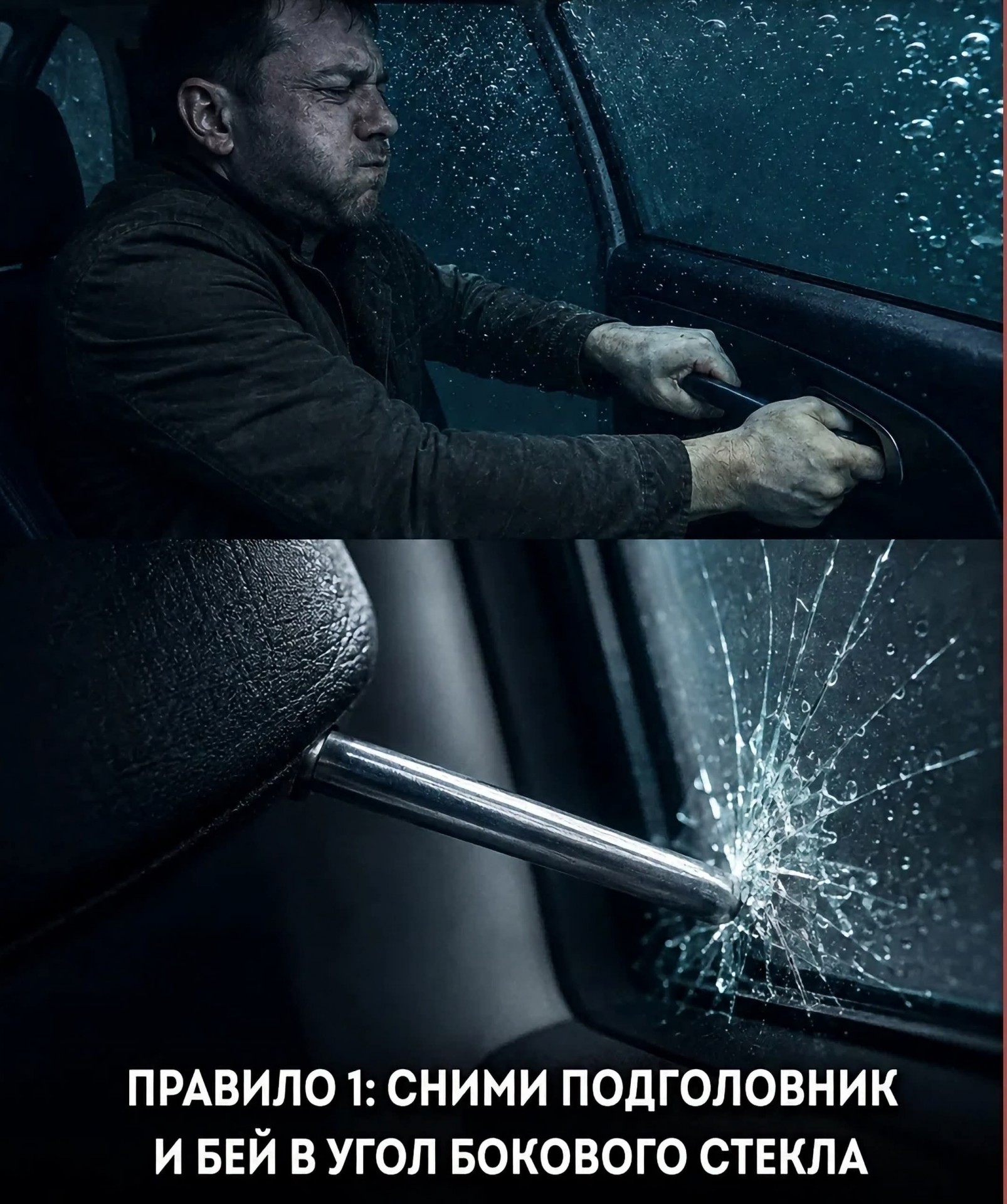 Почему нельзя открыть дверь в тонущей машине: советы по спасению