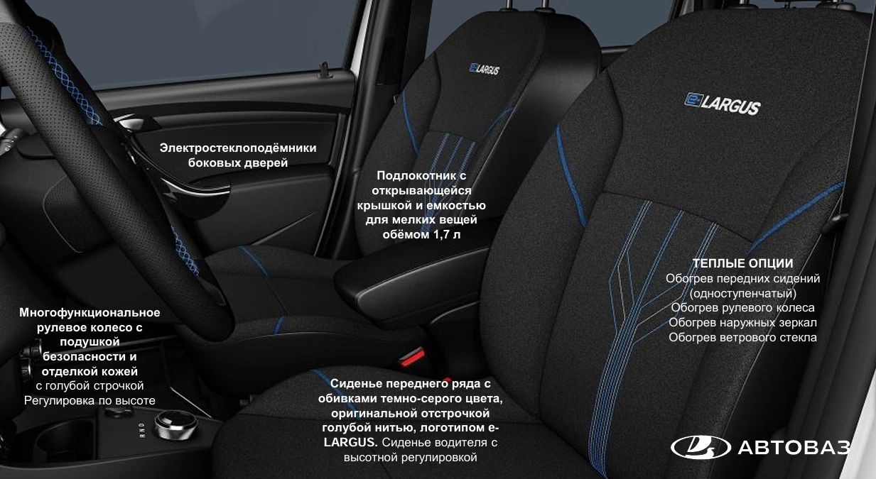 АВТОВАЗ раскрыл цены и комплектации Lada e-Largus: от 2 395 000 рублей