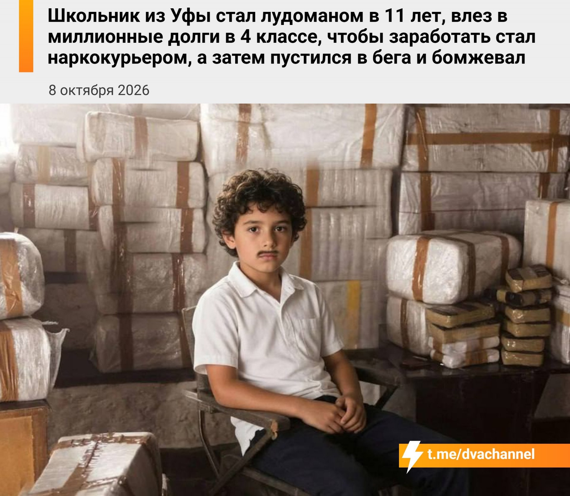 11-летний школьник из Уфы проиграл в онлайн-казино более миллиона рублей и стал наркокурьером