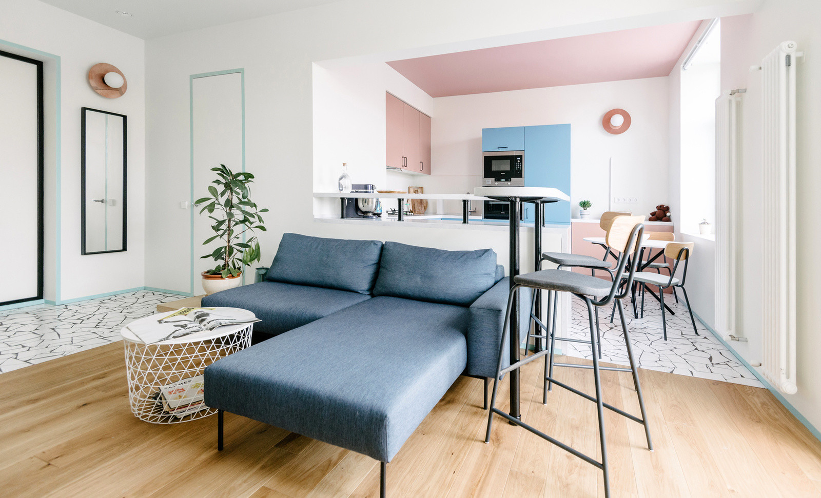 Интерьер квартиры в Москве площадью 53 квадратных метров Интерьер квартиры в Москве площадью 53 квадратных метров