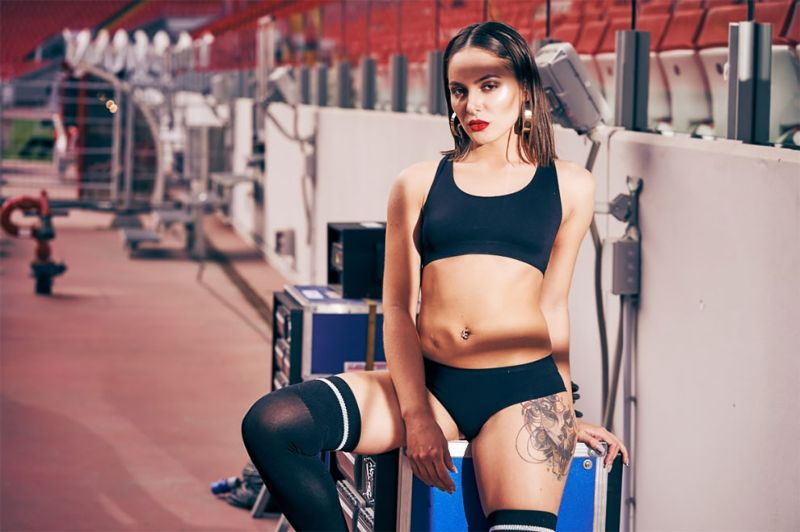 Эротическая фотосессия Playboy на 'Спартаке' к ЧМ-2018