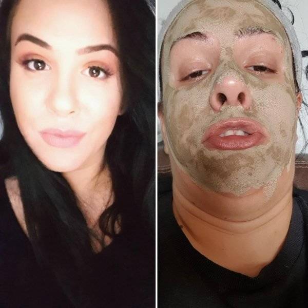 Девушки кривляются