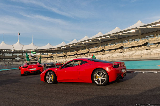 Как прошло соревнование Феррари Челлендж в Абу-Даби