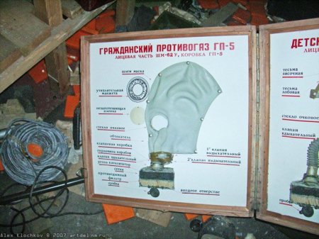 Заброшенное советское бомбоубежище