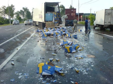 Шокирующая авария (7 фото)